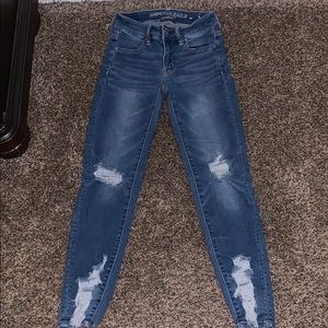American Eagle ripped jeans